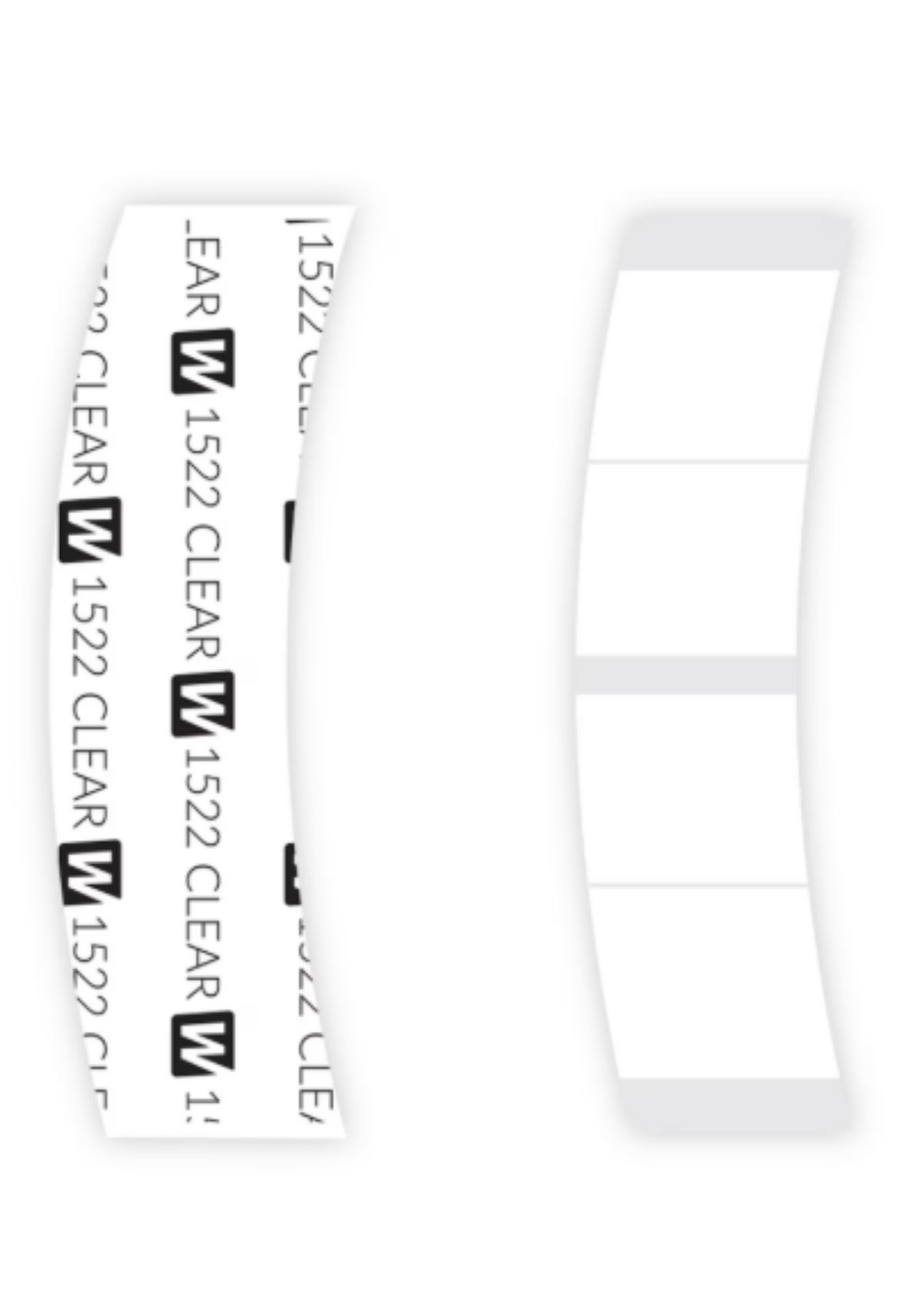 Walker Tape 1522 Clear - Minis, 72pc/Bag