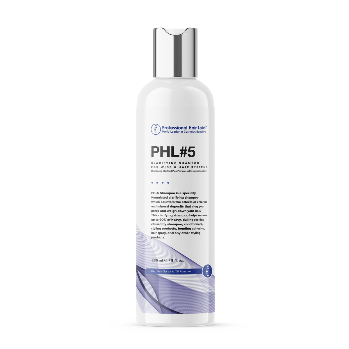 Professional Hair Labs PHL#5 Gel, Hair Spray & Oil Remover 236ml