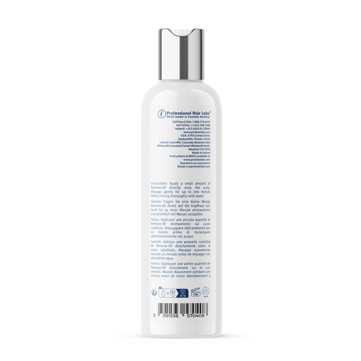Professional Hair Labs Remove-All Scalp Exfoliating Gel 236ml